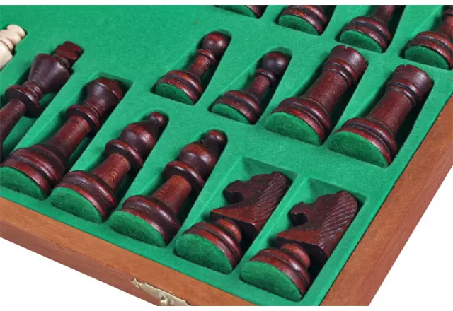 TOURNAMENT No 4 Printed squeres, insert tray, wooden pieces pieces